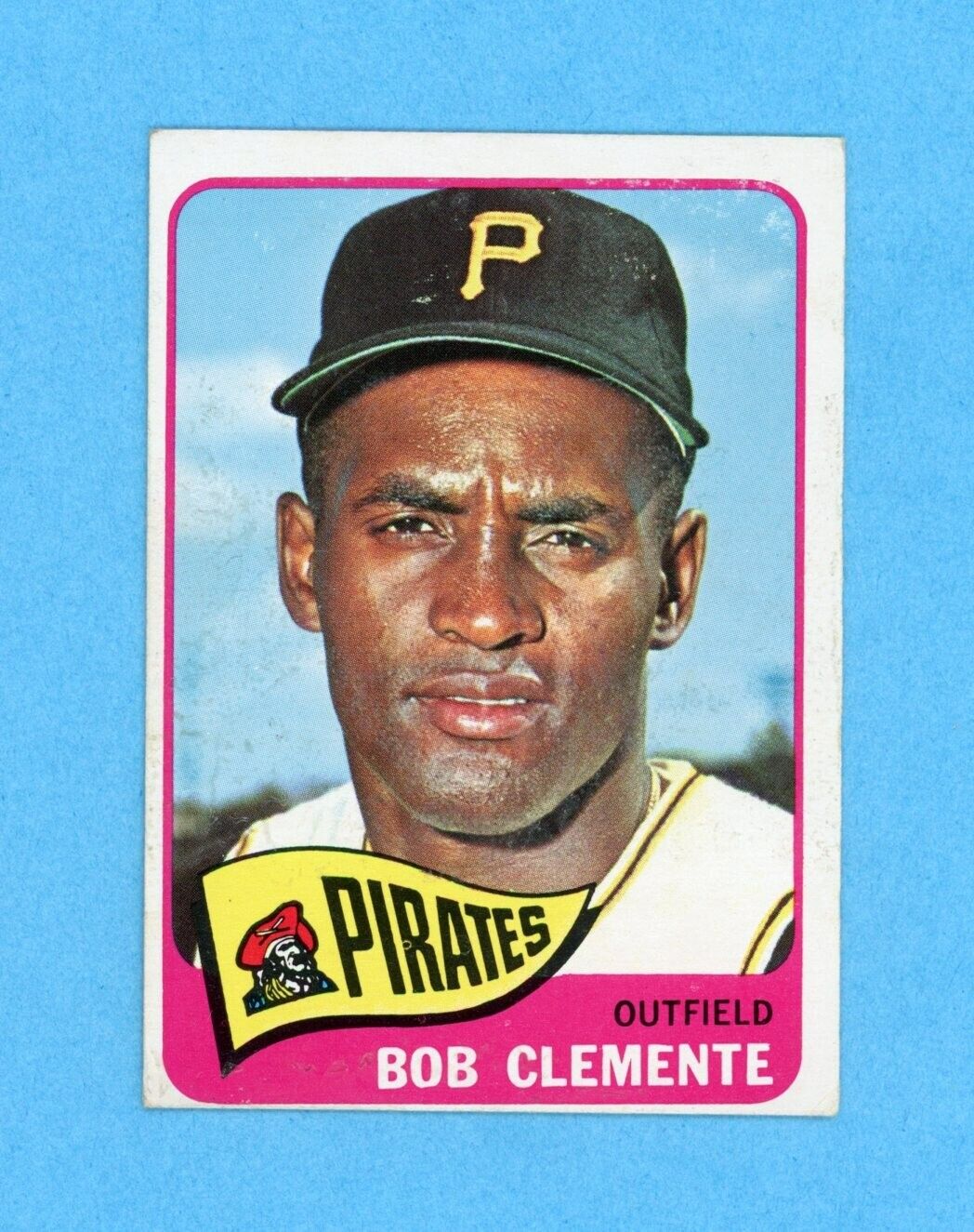 1965 Topps #160 Roberto Clemente Pittsburgh Pirates Baseball Card Ex-Ex+ o/c