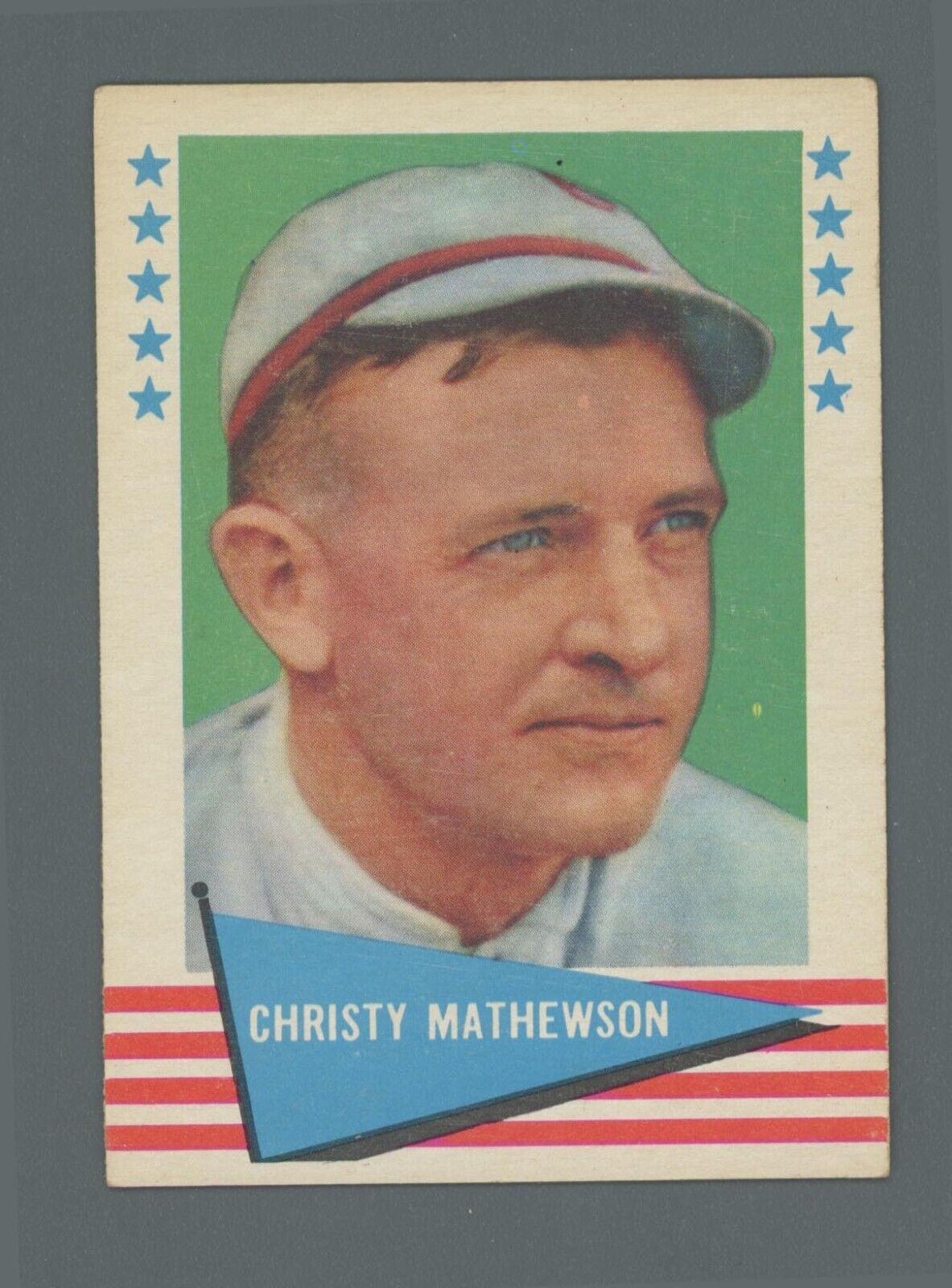 1961 Fleer #59 Christy Mathewson Baseball Card Ex-Ex+