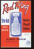 1959-60 Stanley Cup Hockey Playoff Program Maple Leafs @ Detroit Red Wings NRMT