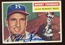 1956 Topps Baseball Card #257 Bobby Thomson Autographed EX Hologram