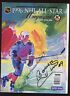 1996 NHL AS Game Program Maurice Richard & Bobby Hull Autographed Hologram