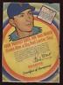 1938 Wheaties Series 10 Baseball Card Paul Waner