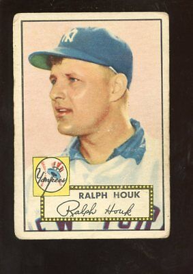 1952 Topps Baseball Card #200 Ralph Houk Rookie New York Yankees
