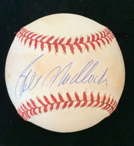 Bill Madlock Cubs Pirates Giants SIGNED Official NL Coleman Baseball w/ hologram