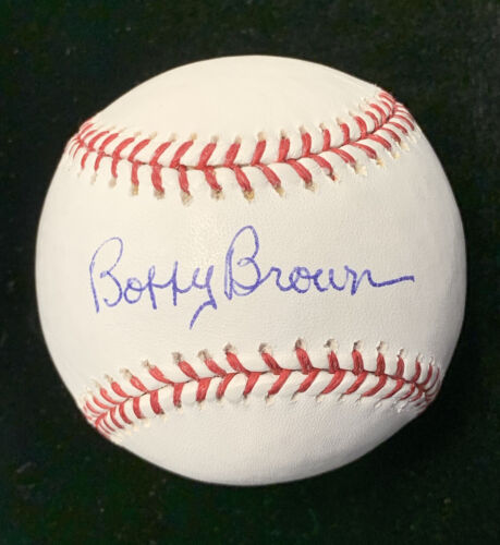 Dr. Bobby Brown AL President SIGNED Official MLB Selig Baseball w/ hologram