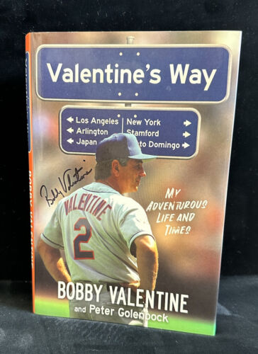 Bobby Valentine New York Mets SIGNED Hardcover Book w/ hologram