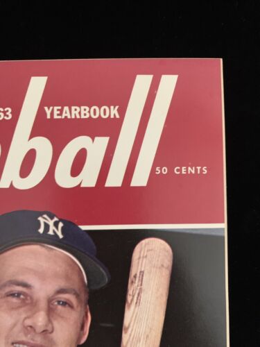 1963 Street & Smith Baseball Yearbook Tom Tresh New York Yankees NM-MT