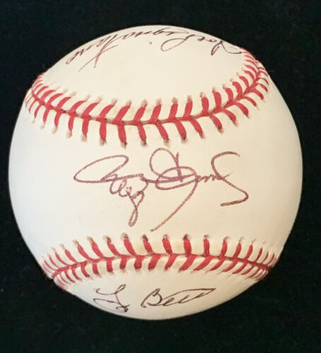 Berra Clemens Pignatano MULTI SIGNED Official MLB Baseball 3 sigs w/ hologram