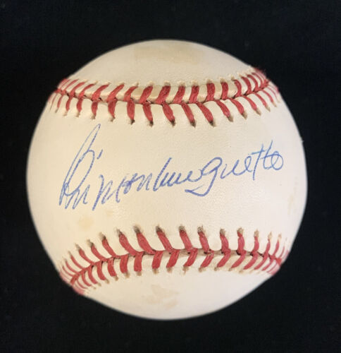 Bill Monbouquette Red Sox Yankees SIGNED Official AL Baseball (stain) w/hologram