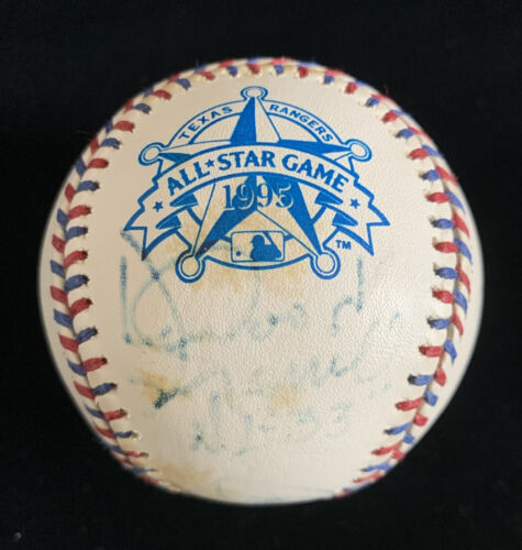 1995 MLB All Star Game UMPIRES MULTI SIGNED Official ASG Baseball 7 sigs