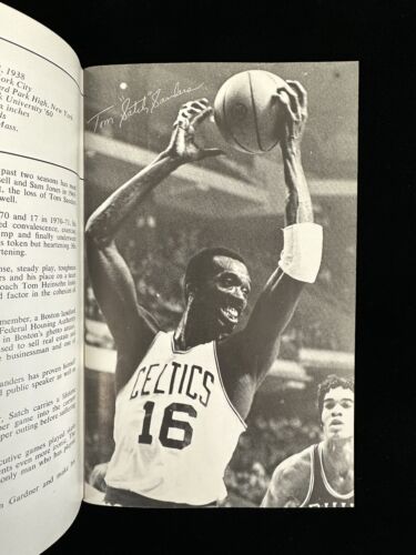 Original 1971-72 Boston Celtics NBA Basketball Yearbook / Media Guide