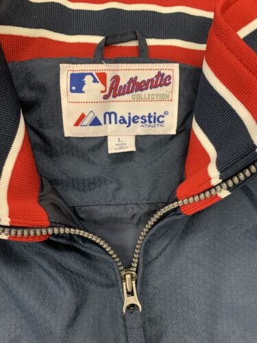 2001-2003 Rafael Belliard Game Used Braves Minor League Nylon Jacket w/ USA Flag