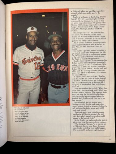 1992 Baltimore Orioles Baseball Program vs NY Yankees SIGNED by 8 Yankees