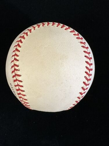 Doug Simons 1991 New York Mets SIGNED Official NL W. White Baseball w/hologram