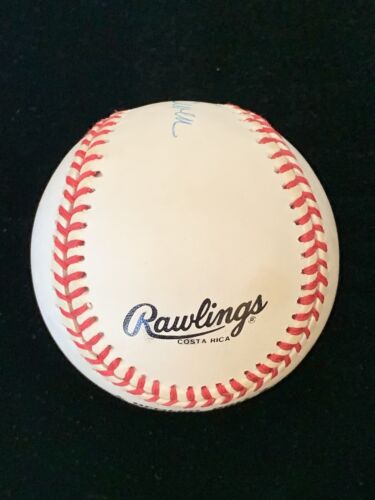 Mickey Owen Cardinals Dodgers Cubs SIGNED Official NL Baseball w/ hologram