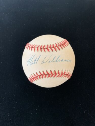 Matt Williams Giants Diamondbacks Signed Official NL Baseball w/ B&E Hologram