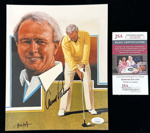 Arnold Palmer SIGNED 8x10 Golf Photo w/ JSA COA