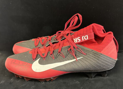 2017 David Johnson #31 Arizona Cardinals DUAL SIGNED Game Used NFL Nike Cleats