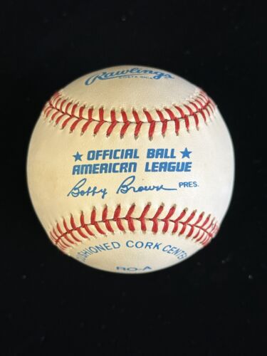 Sandy Alomar Jr Padres Indians White Sox SIGNED Official AL Baseball w/ hologram