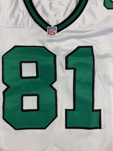 1996-97 Jeff Graham New York Jets Game Used White Jersey #81