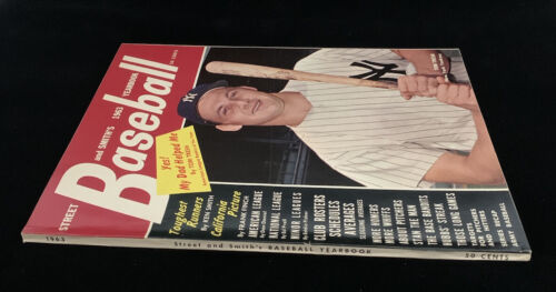 1963 Street & Smith Baseball Yearbook Tom Tresh New York Yankees NM-MT