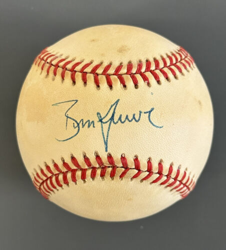 Ben Grieve Athletics SIGNED Official AL Budig Baseball (toned) w/ hologram