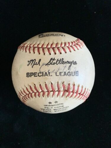 Late 1960s Bob Moose (died age 29) Pitt. Pirates SIGNED Baseball 4 total sigs