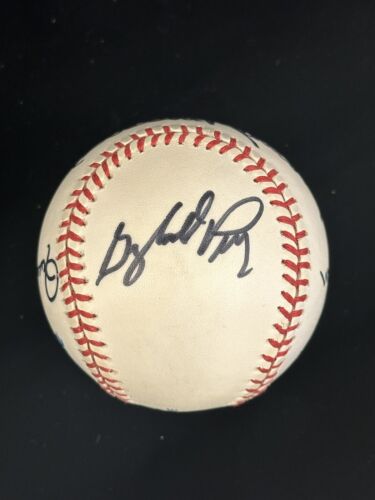 Gibson Powell Perry Fingers Robinson SIGNED Official 1991 AS Baseball w/hologram