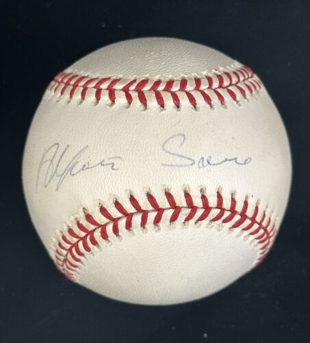 Alfonso Soriano Yankees Cubs SIGNED Official AL Budig Baseball w/ hologram