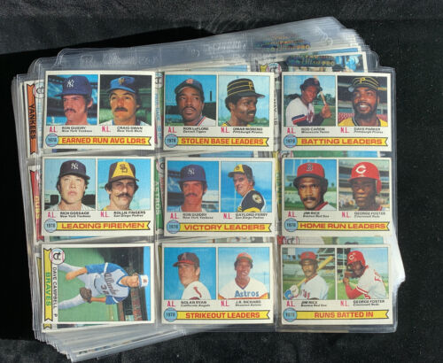 1979 Topps Baseball Complete Set of 726 - Overall EX-MT w/ Ozzie Ryan Munson