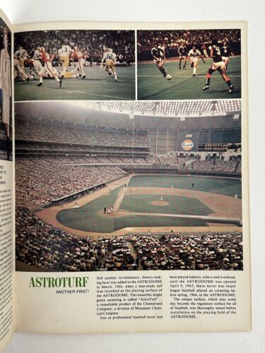 1968 Houston Astrodome Publication - 28 pages of color photos - VG-EX/EX