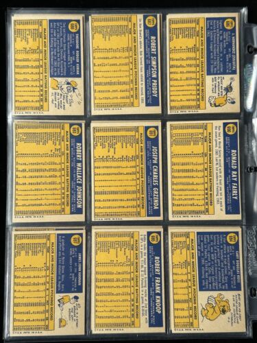 Lot of 59 Different 1970 Topps High Number Baseball Cards Overall EX-MT