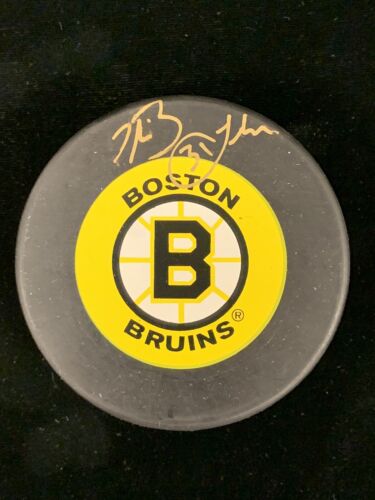 Blaine Lacher (1994-1995) Boston Bruins #31 SIGNED NHL Hockey Puck w/ Hologram