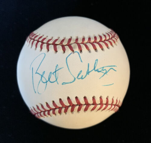 Bret Saberhagen Royals Mets SIGNED Official NL Coleman Baseball w/ hologram