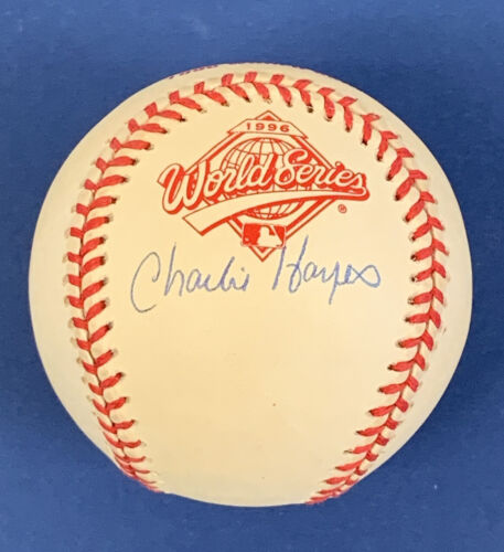 Charlie Hayes NY Yankees SIGNED 1996 Official World Series Baseball w/hologram