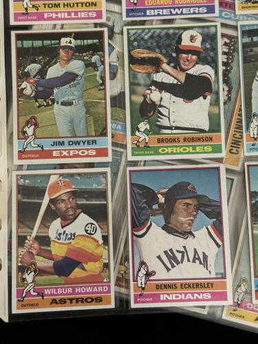 1976 Topps Baseball Complete Set of 660 NM w/ Aaron Munson Brett Yount Rose ++