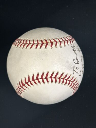 Hal McCoy Cincinnati Reds HOF Sportswriter SIGNED Official Baseball w/hologram