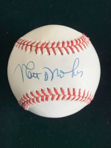 Matt Nokes Tigers Yankees SIGNED Official AL Bobby Brown Baseball w/ hologram