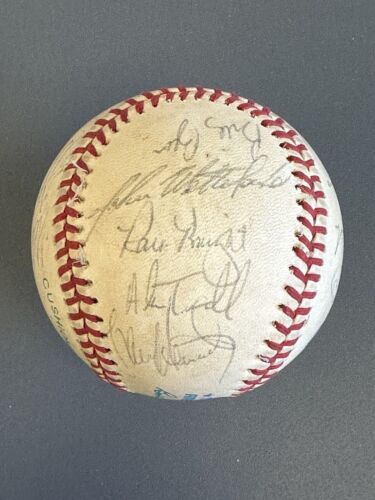 1988 Detroit Tigers Team Signed Official AL Baseball 17 sigs w/ Trammell Beane