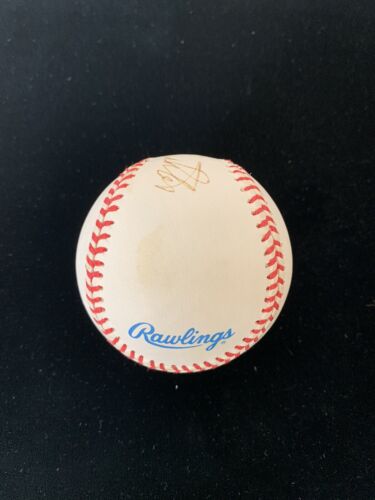 Enos Slaughter Yankees Signed Official American League Baseball w/ B&E hologram