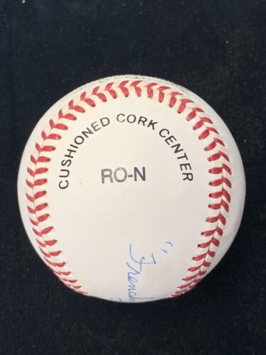 Frenchy Bordagaray Yankees Reds Dodgers SIGNED Official NL Coleman Baseball