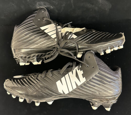 2014 Larry Fitzgerald Arizona Cardinals Game Used NFL Nike Football Cleats #11