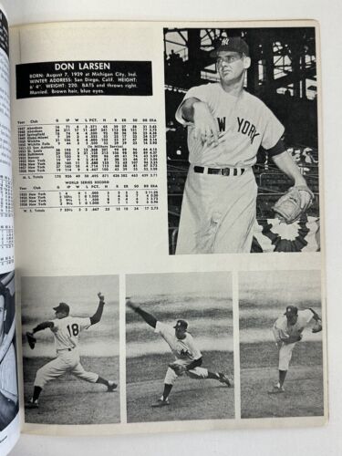 1959 Jay Publishing New York Yankees Yearbook