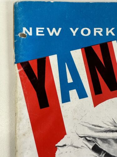 1958 Jay Publishing New York Yankees Yearbook