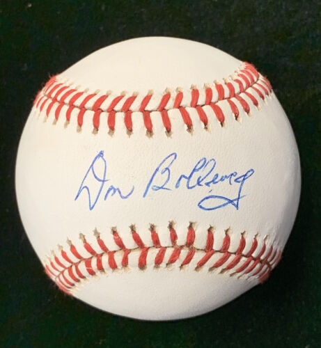 Don Bollweg 1953 Yankees SIGNED Official AL Bobby Brown Baseball w/ hologram