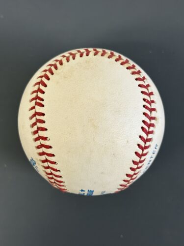 Chris Chambliss 1971 ROY Indians SIGNED Official AL Budig Baseball w/ hologram