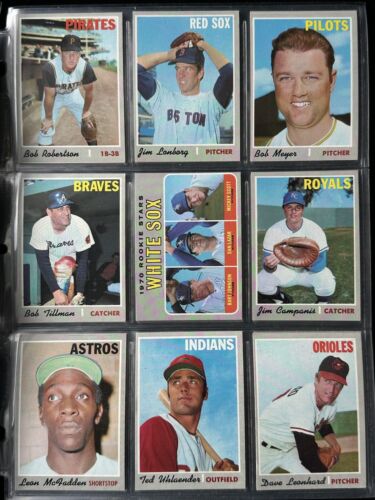 Lot of 59 Different 1970 Topps High Number Baseball Cards Overall EX-MT