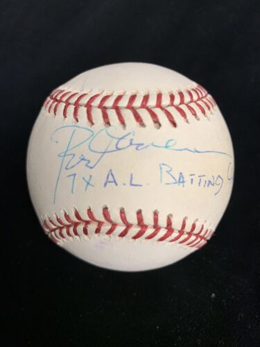 Rod Carew 7x AL Batting Champ SIGNED Official Major League Baseball w/ hologram