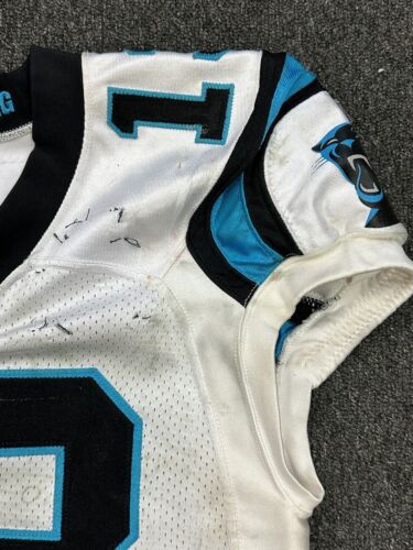 c 2012 Kelvin Benjamin Carolina Panthers GAME USED NFL Football Jersey #13 USE!