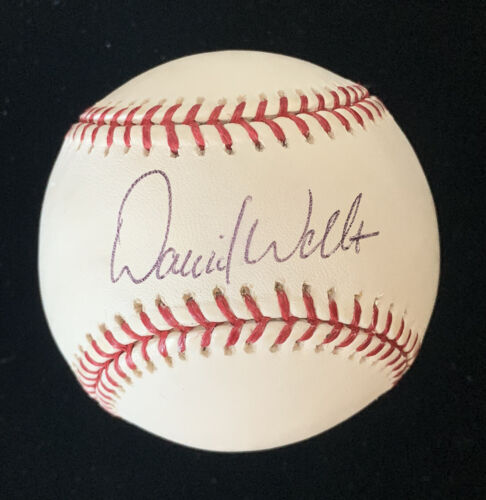 David Wells Blue Jays Yankees SIGNED Official MLB Selig Baseball w/ hologram